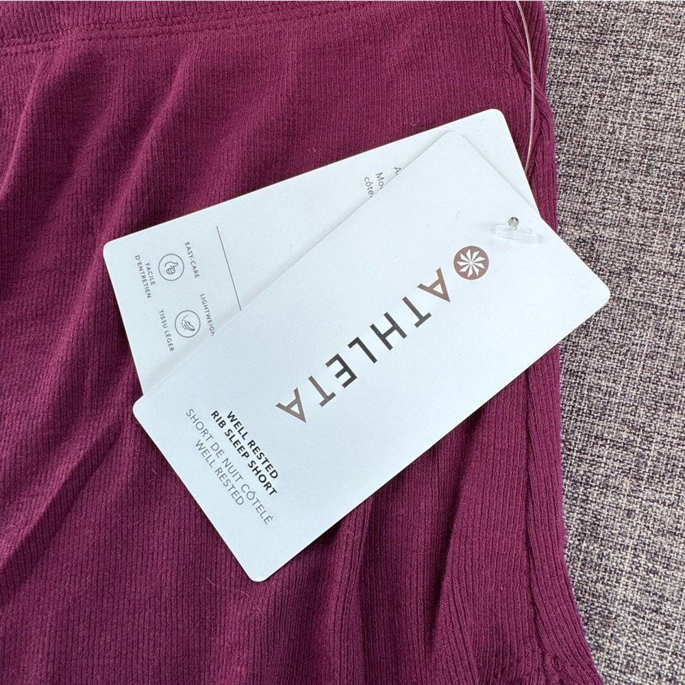 Athleta Well Rested Rib Sleep Short - Picture 2 of 6